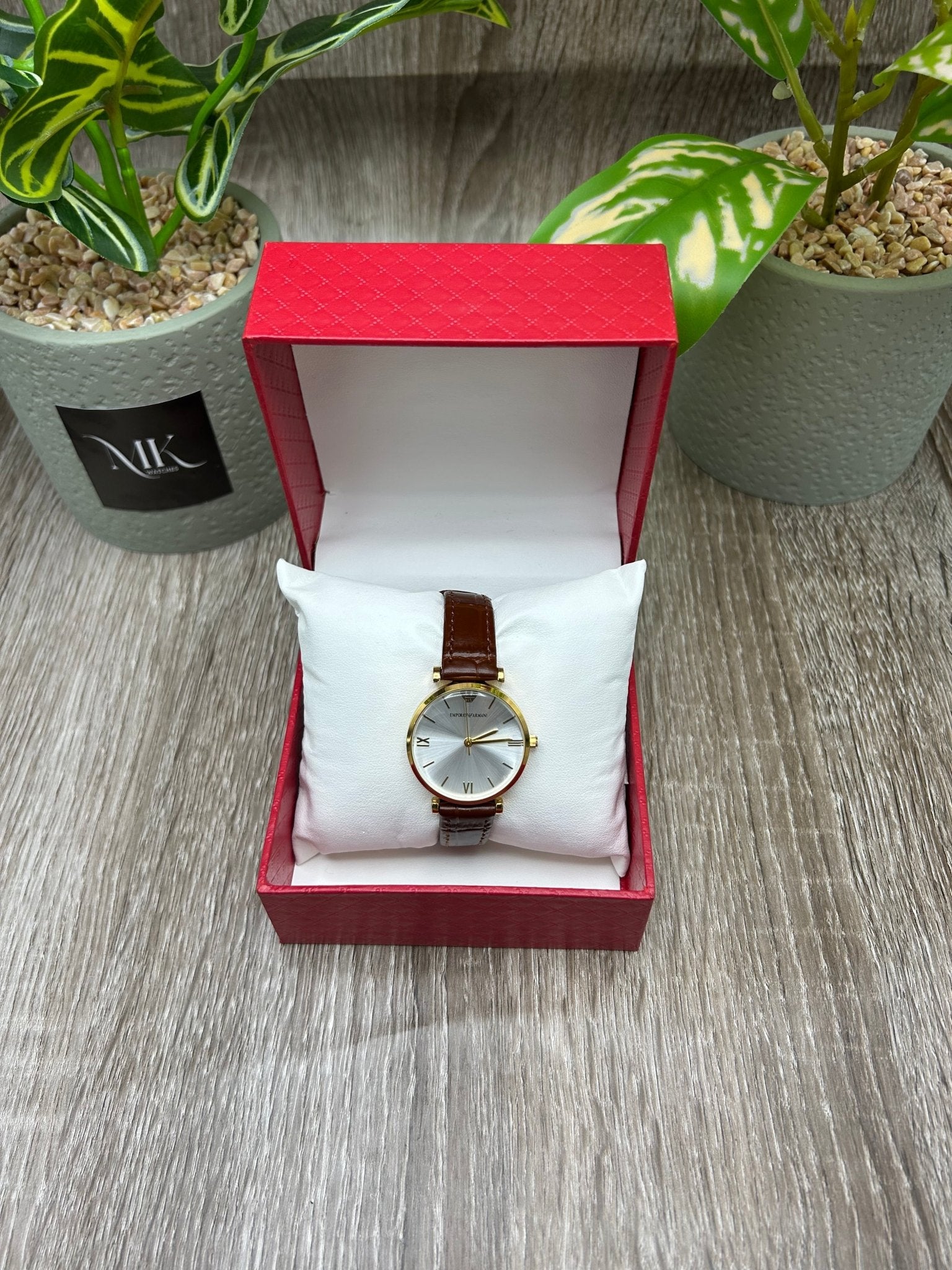 EMPORIO ARMANI Cuir - ladies watches