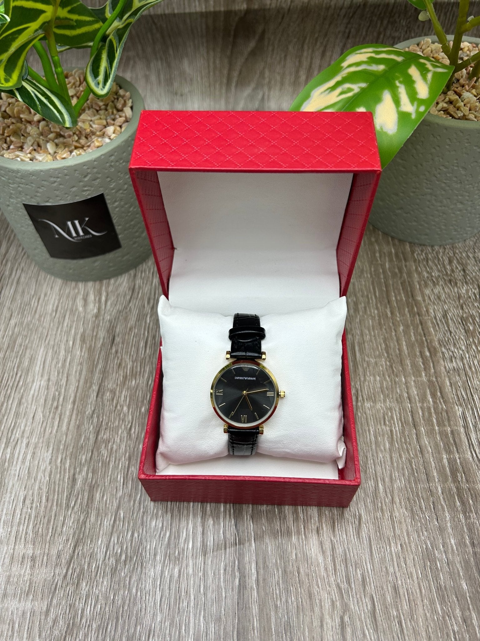 EMPORIO ARMANI Cuir - ladies watches